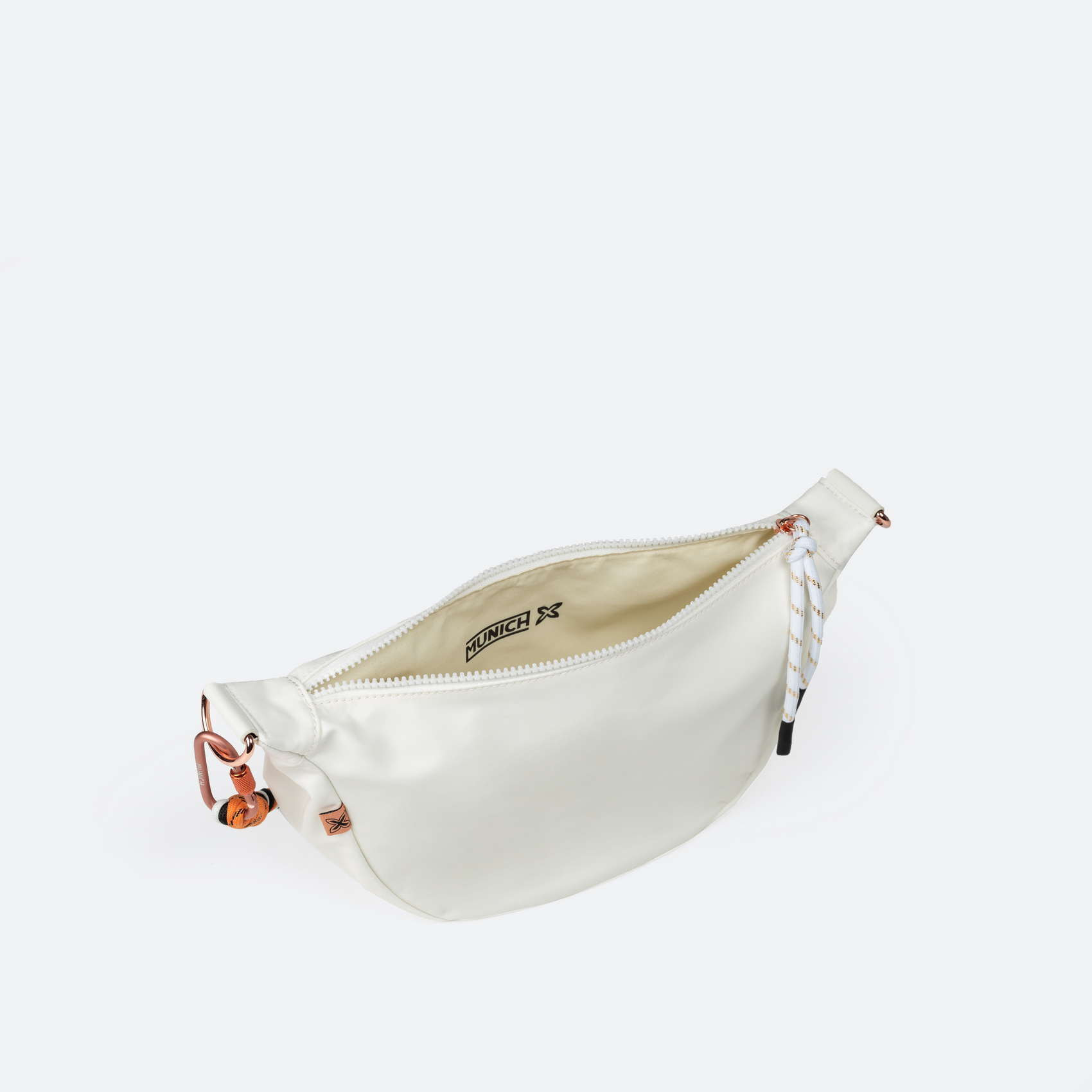 DEEP HOBO CROSSBODY WHITE