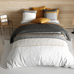 Parure Housse De Couette 3pcs 100% Coton 57fils -corki