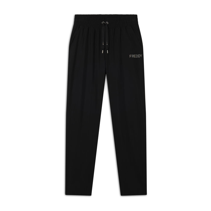 Pantaloni Sportivi finish setoso con Fondo Aderente