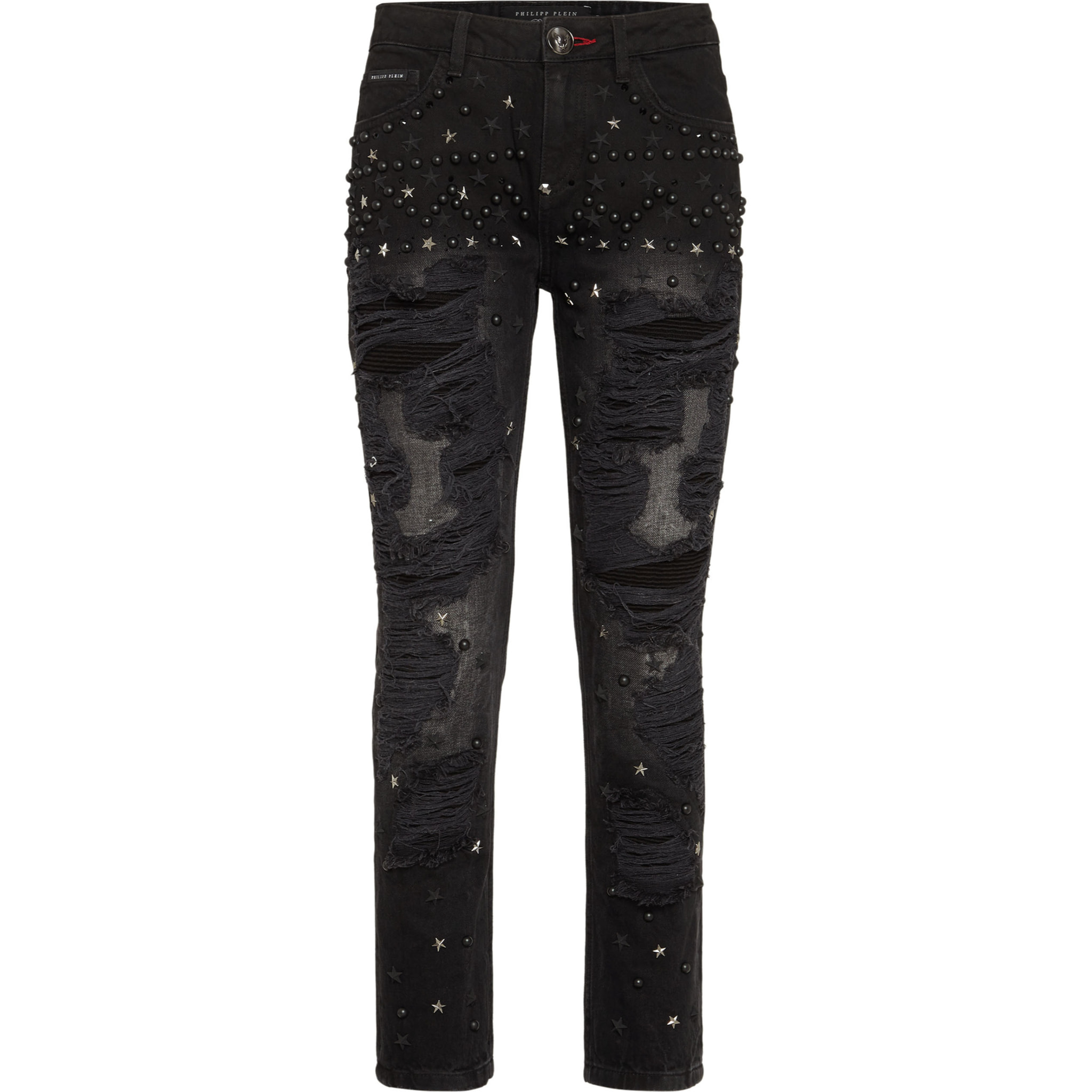 PHILIPP PLEIN Jeans Boyfriend Fit STARS