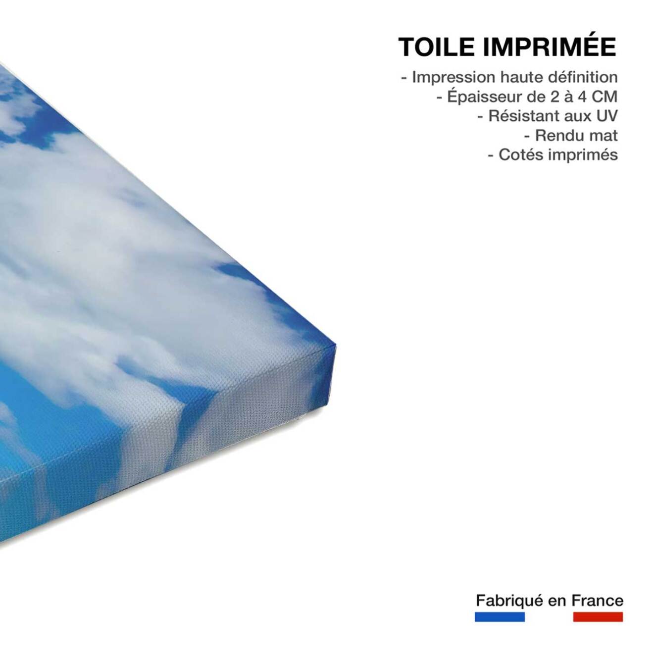 Tableau mer tropical island  Toile imprimée