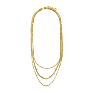 Collar Tlise acabado oro amarillo 18k