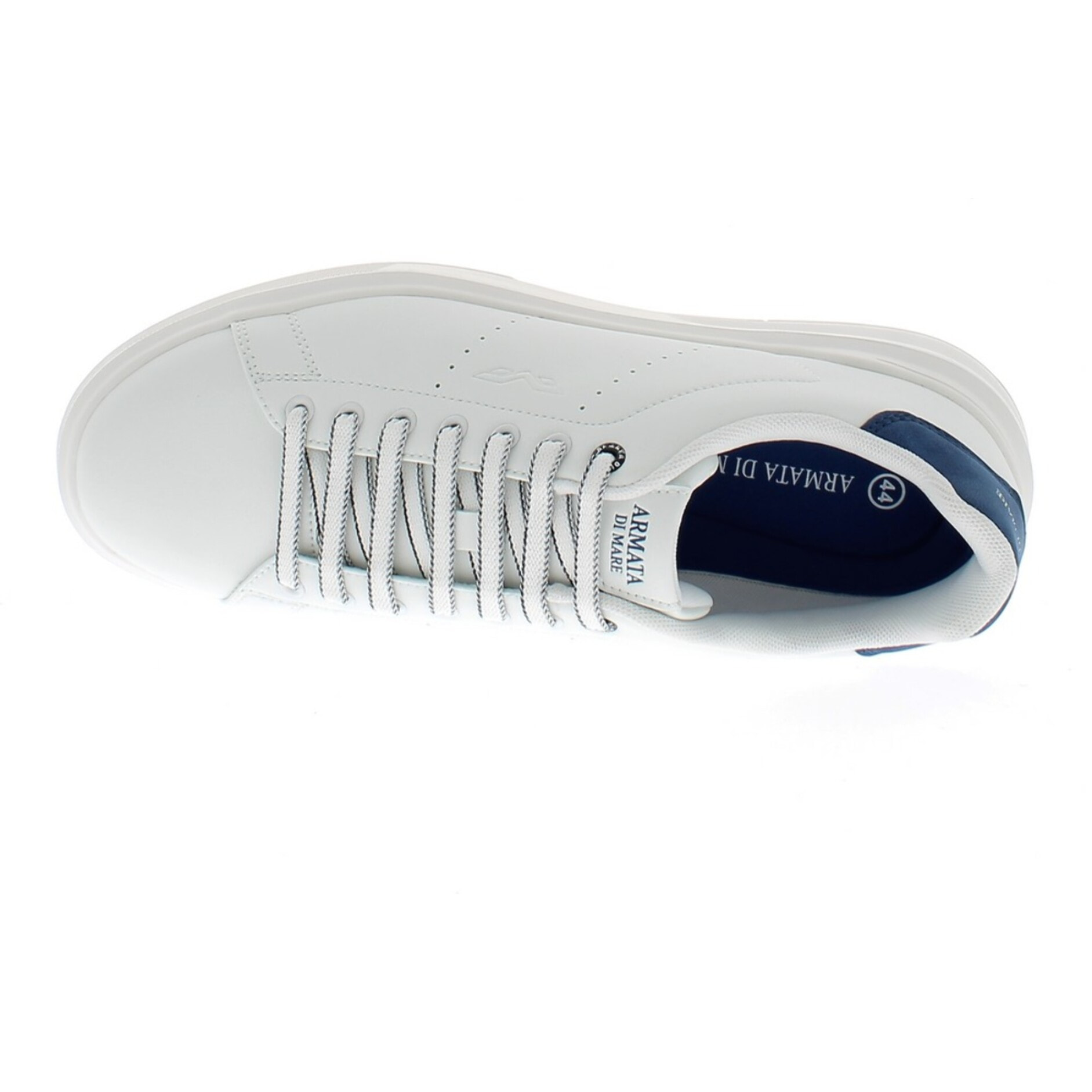 Armata di Mare Scarpe Uomo Court Sneakers Stringate con Soletta Rimovibile in Memory Foam AMU S25D729 Off White