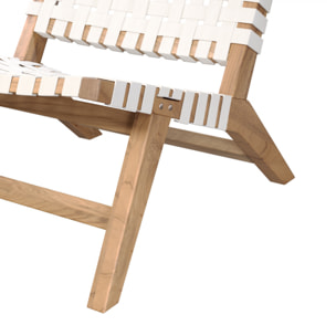 Fauteuil de jardin Tao blanc