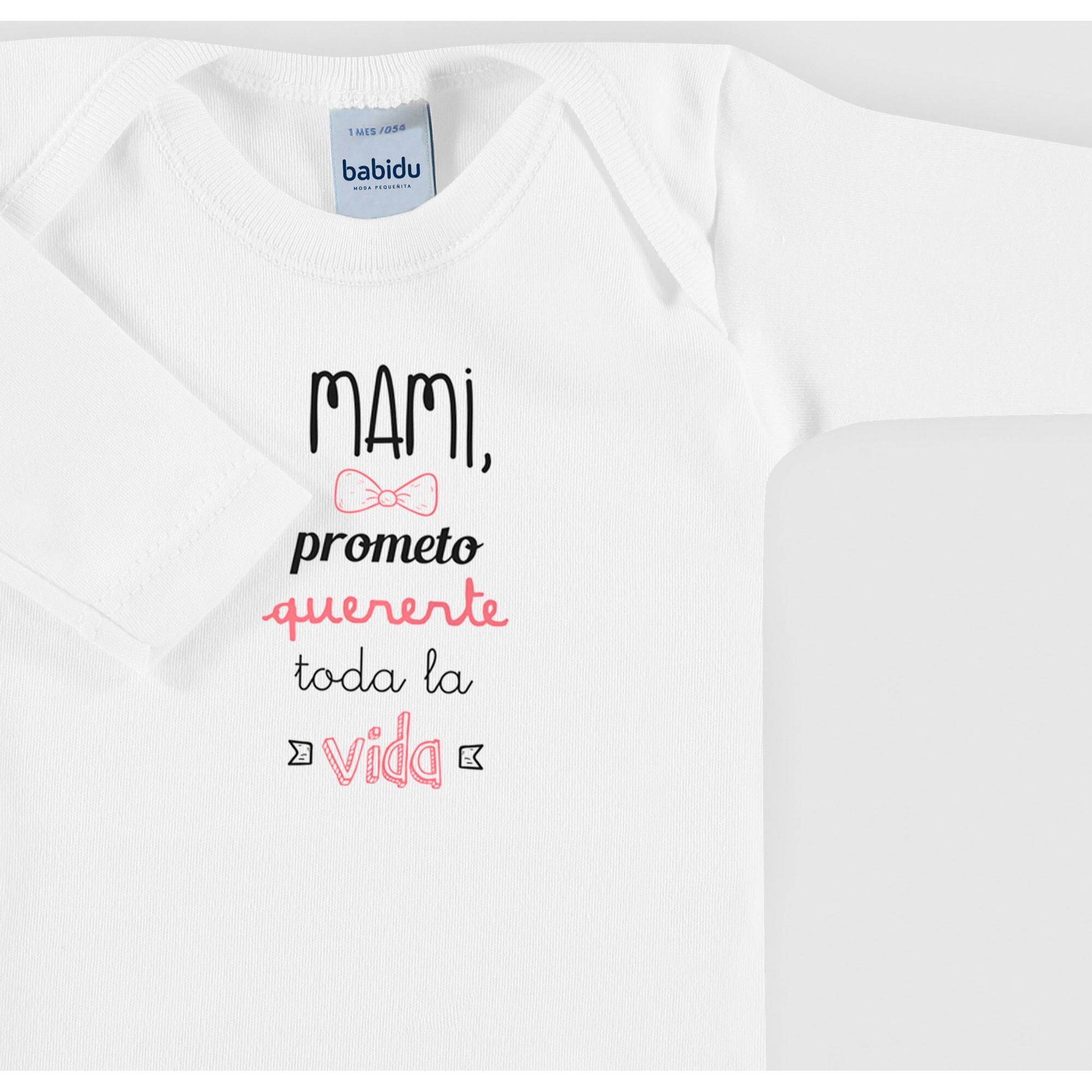 Body bebé manga larga frases americano