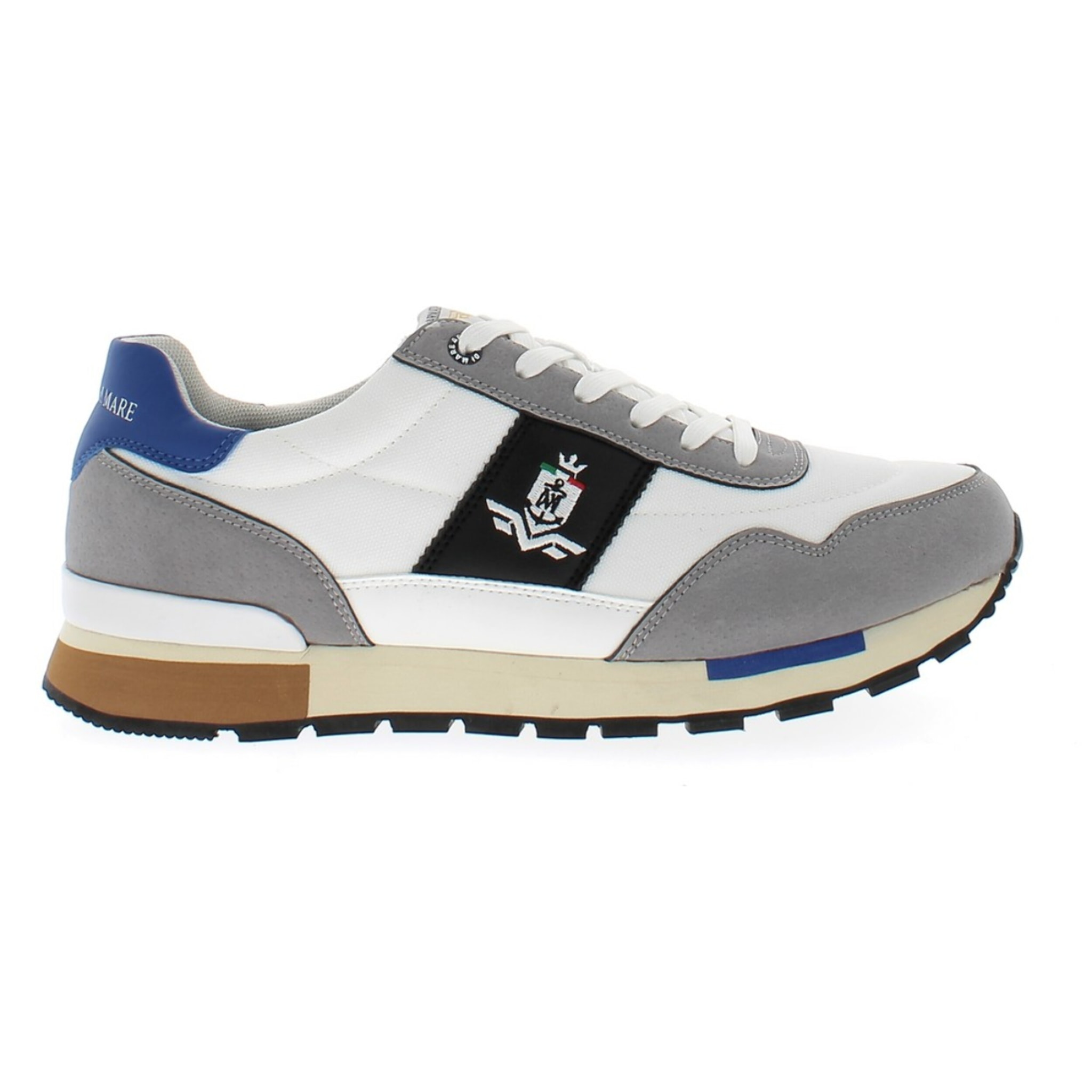 Armata di Mare Scarpe Uomo Sneakers Vintage Running con Soletta Rimovibile in Memory Foam AMU S25N715 Off White