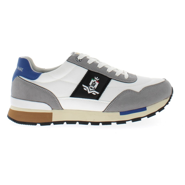 Armata di Mare Scarpe Uomo Sneakers Vintage Running con Soletta Rimovibile in Memory Foam AMU S25N715 Off White