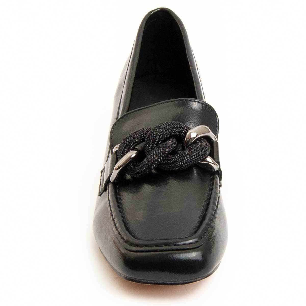 Zapato De Tacón - Negro - Altura: 6 Cm