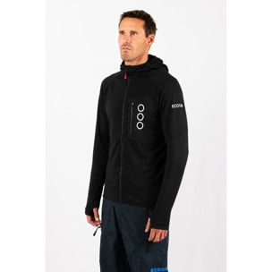 Chaqueta ligera para hombre ECOON ECOActive Light Insulated Jacket with cap - Negro