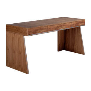 Escritorio de nogal 160x61x76cm