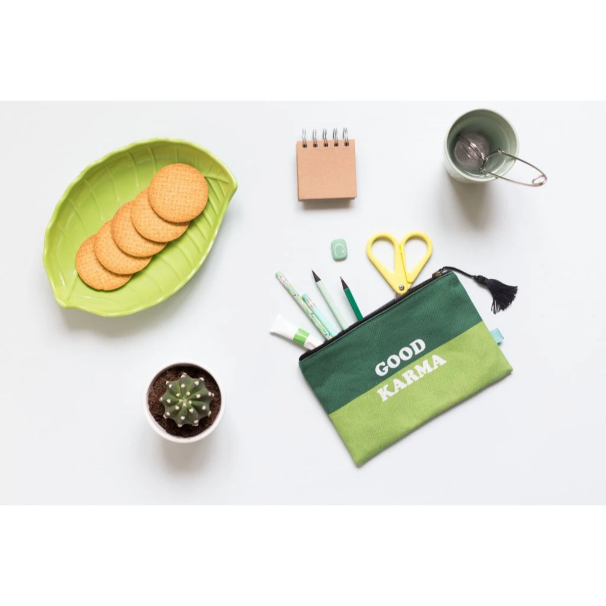 Estuche de tela "Good Karma"