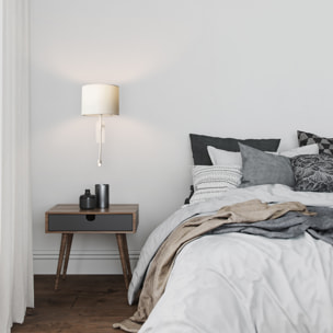 Forlight Colo - Luz de Lectura para Dormitorio LED Luz Cálida 3000K con Interruptor. Aplique de Pared Cabecero de Cama Blanco