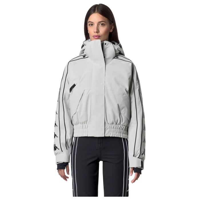 Giacche Kappa Donna 6Cento 681 222Banda Grigio