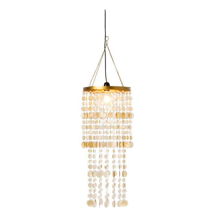 J-Line abat-jour perles - doré - small