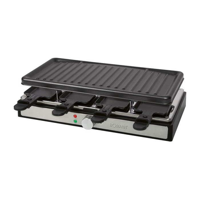 Raclette gril 8 personnes Bomann RG 6039 CB Noir