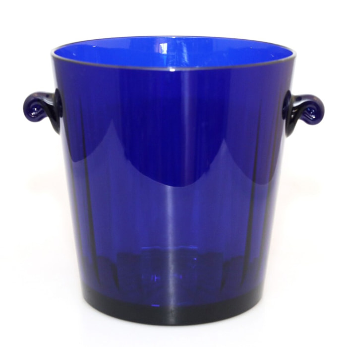 Seau à champagne bleu fonce 20.3x20.3x21.2cm