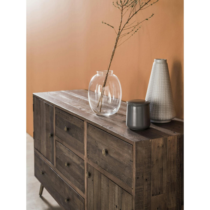 Buffet 152 cm en bois recyclé ADELAIDE