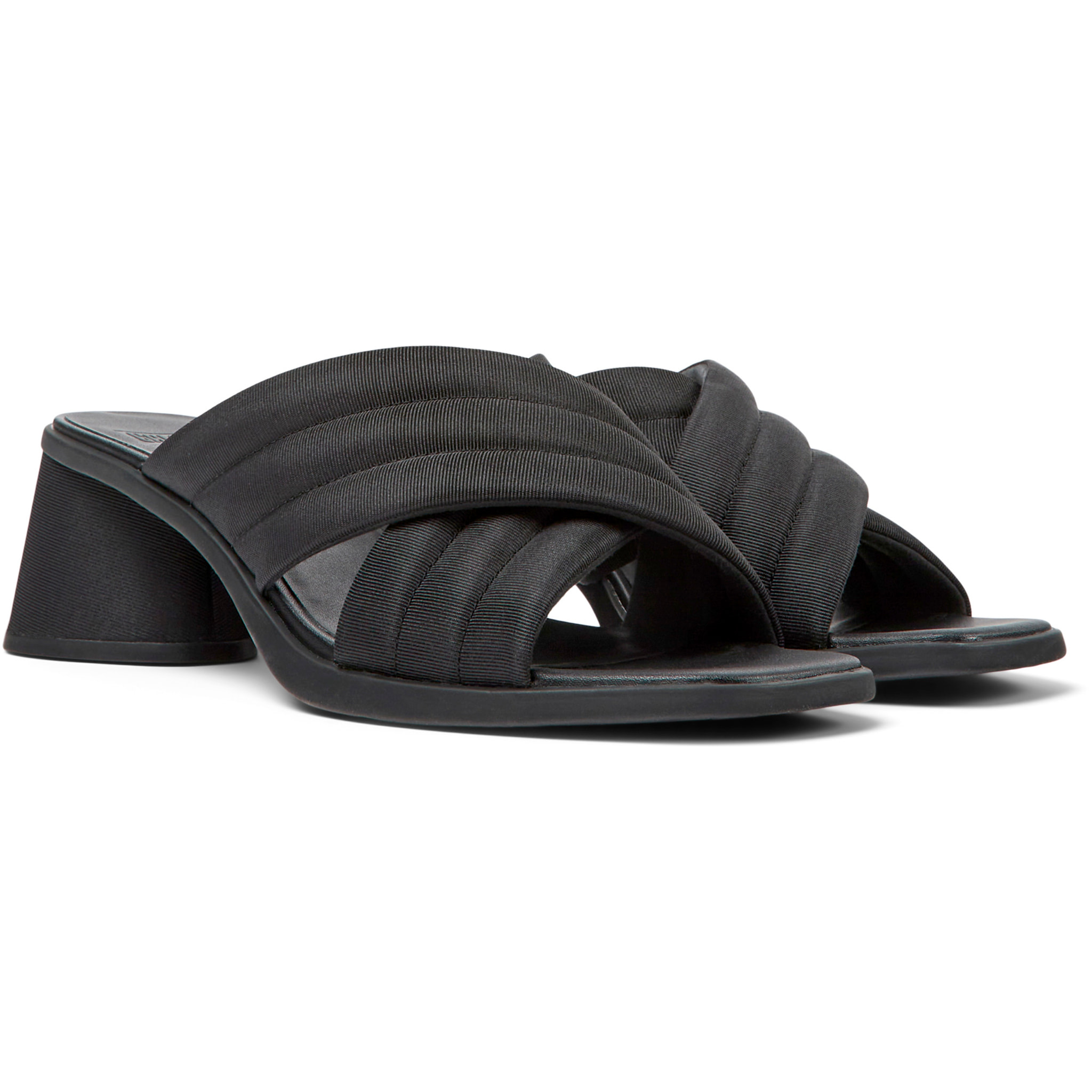 Sandalias - CAMPER Kiara - Negro - Textil técnico (poliéster reciclado)