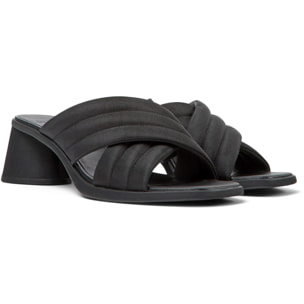 Sandalias - CAMPER Kiara - Negro - Textil técnico (poliéster reciclado)