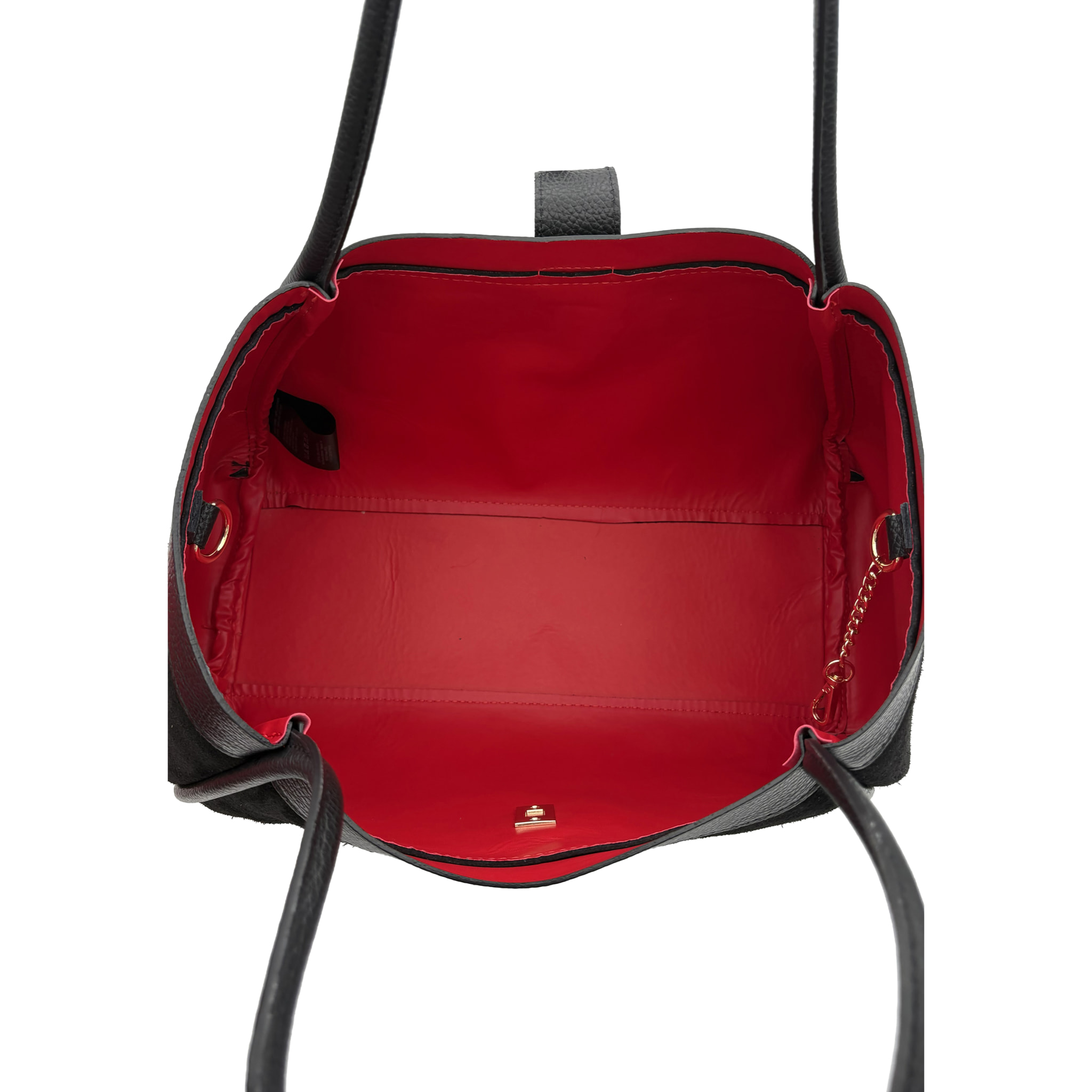 Borsa a Mano Elegante da Donna in Pelle Scamosciata