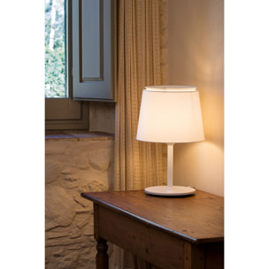 SAVOY Lampe de table blanc/blanc