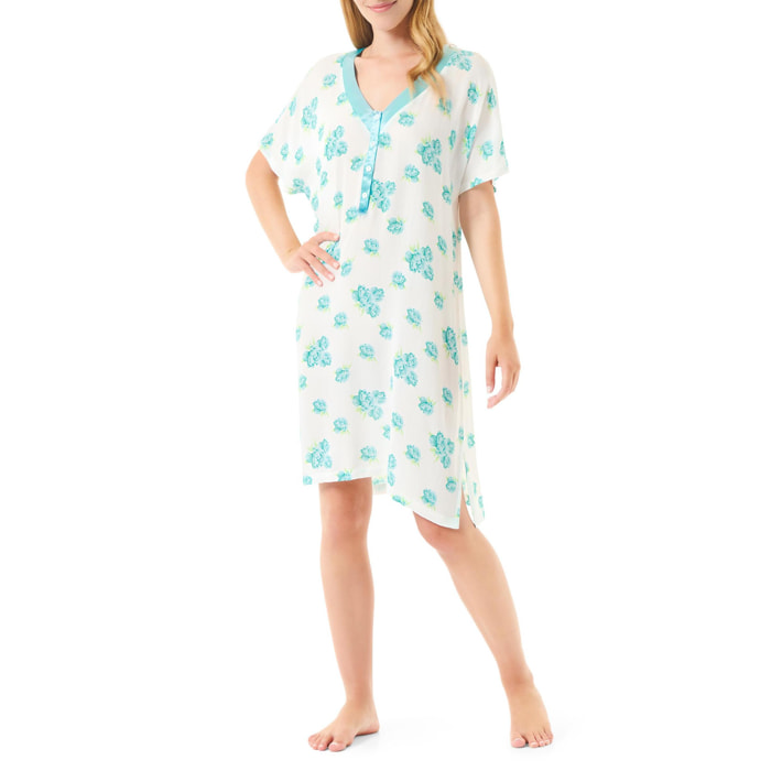 Camisón corto turquesa