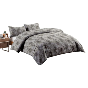 Set copripiumino una piazza e mezza in cotone con sacco e federa, morbido e traspirante, leggero e resistente 118 g/m², ideale per uso quotidiano, certificato OEKO-TEX, facile da lavare, comfort naturale e praticità per la biancheria da letto