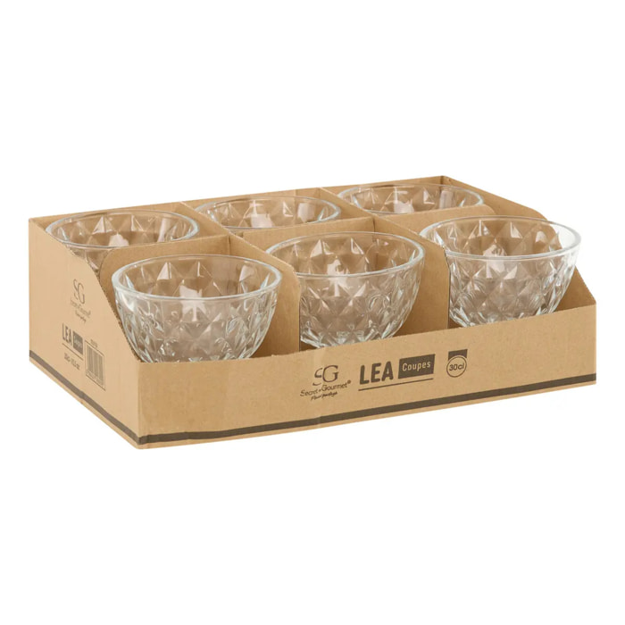 Coupe Lea transparent D11xp10,2cm
