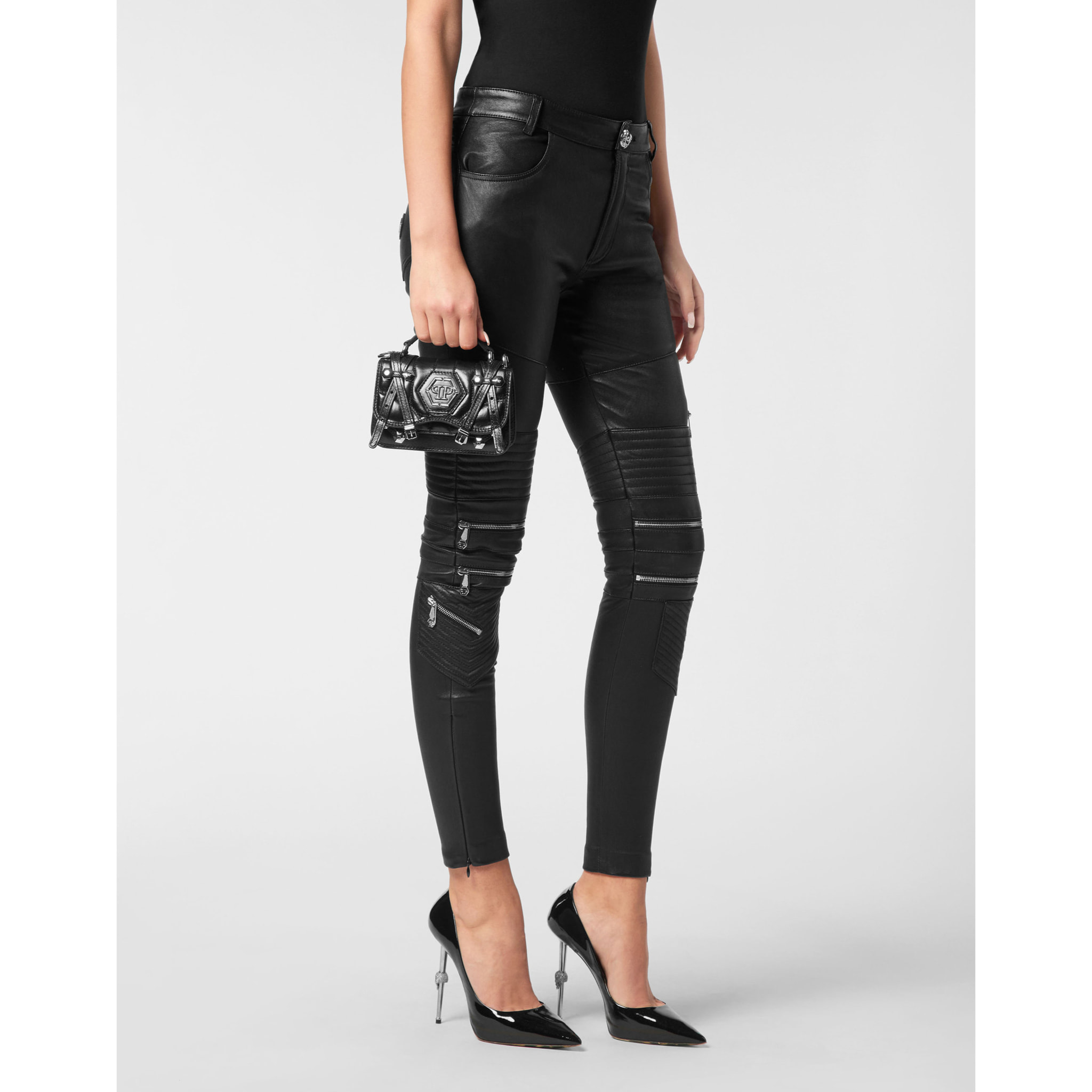 PHILIPP PLEIN Bolsa de asas HEXAGON