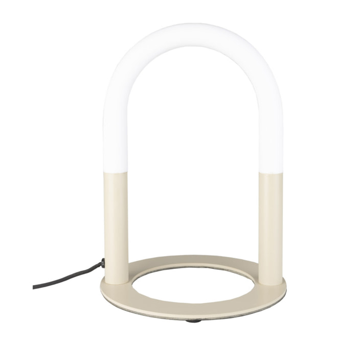 Arch - Lampe à poser en métal - Beige.