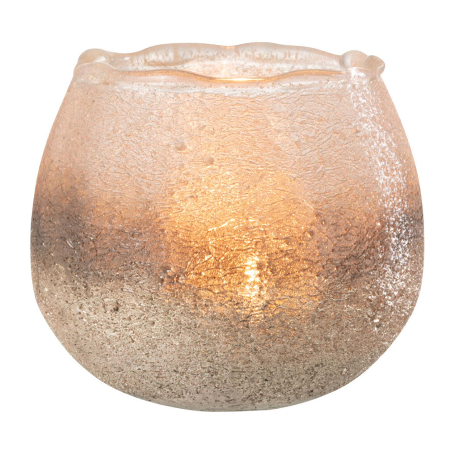 J-Line Phosphore Camille Verre Rose Small