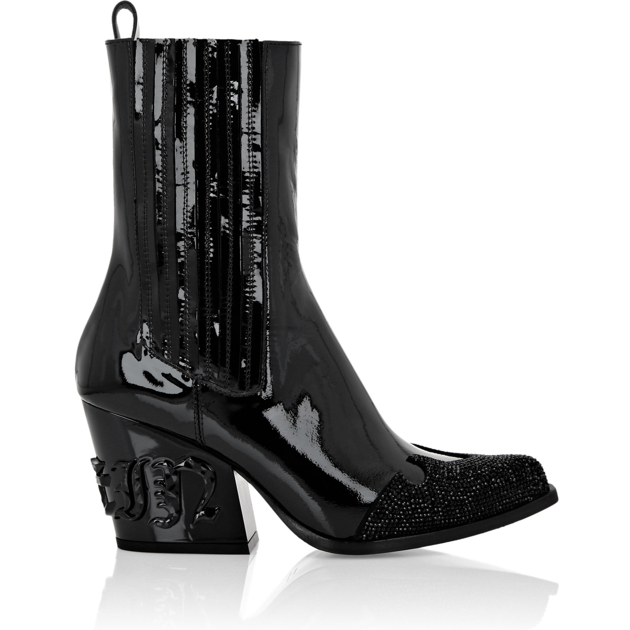 PHILIPP PLEIN Botas Mid Flat GOTHIC PLEIN