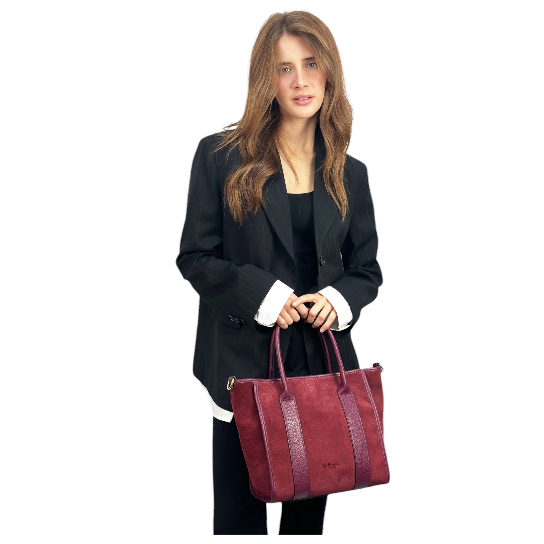 Borsa a mano Cheval Firenze Nina Max F/W Bordeaux