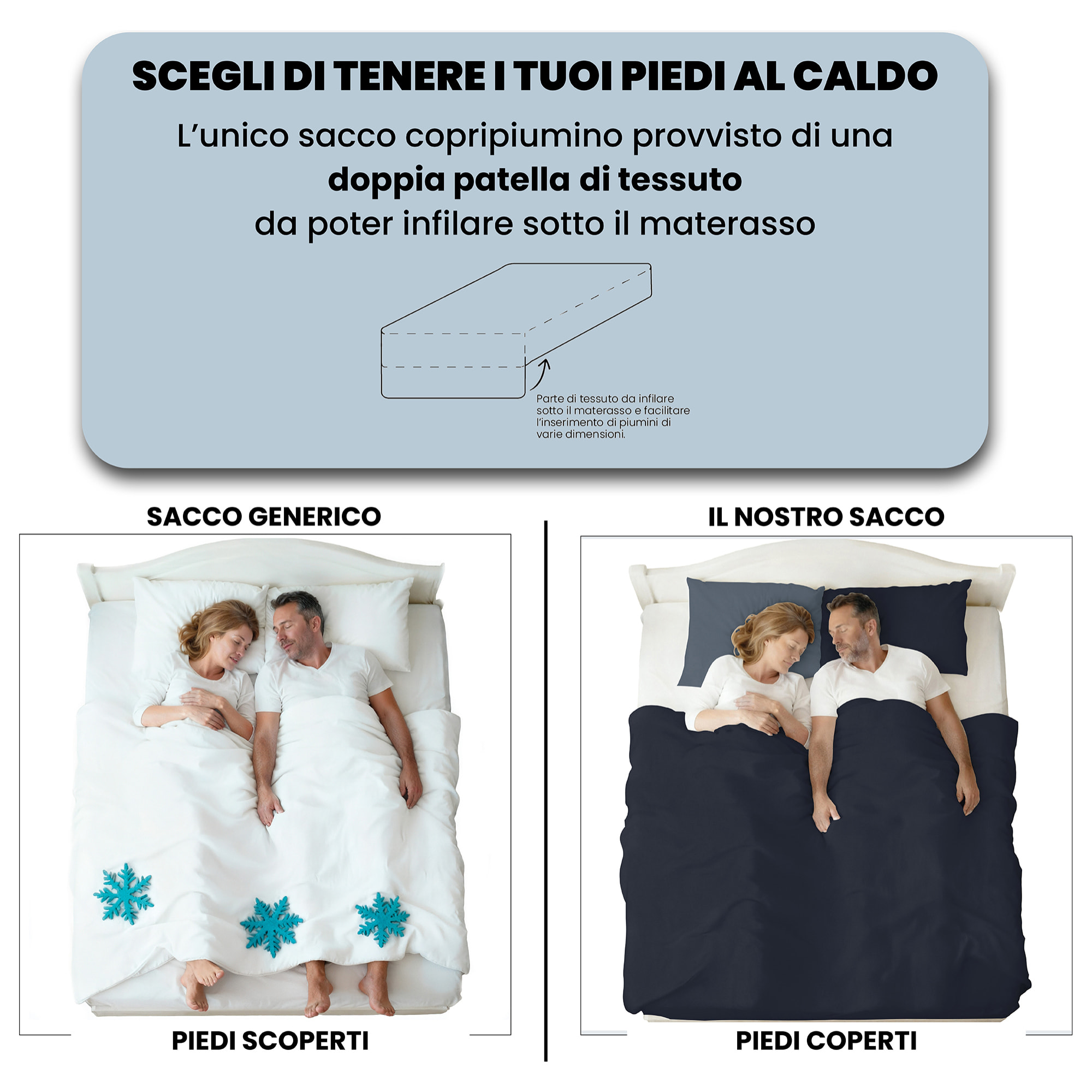 PARURE COPRIPIUMINO ZOE - 100% Microfibra - Made in Italy