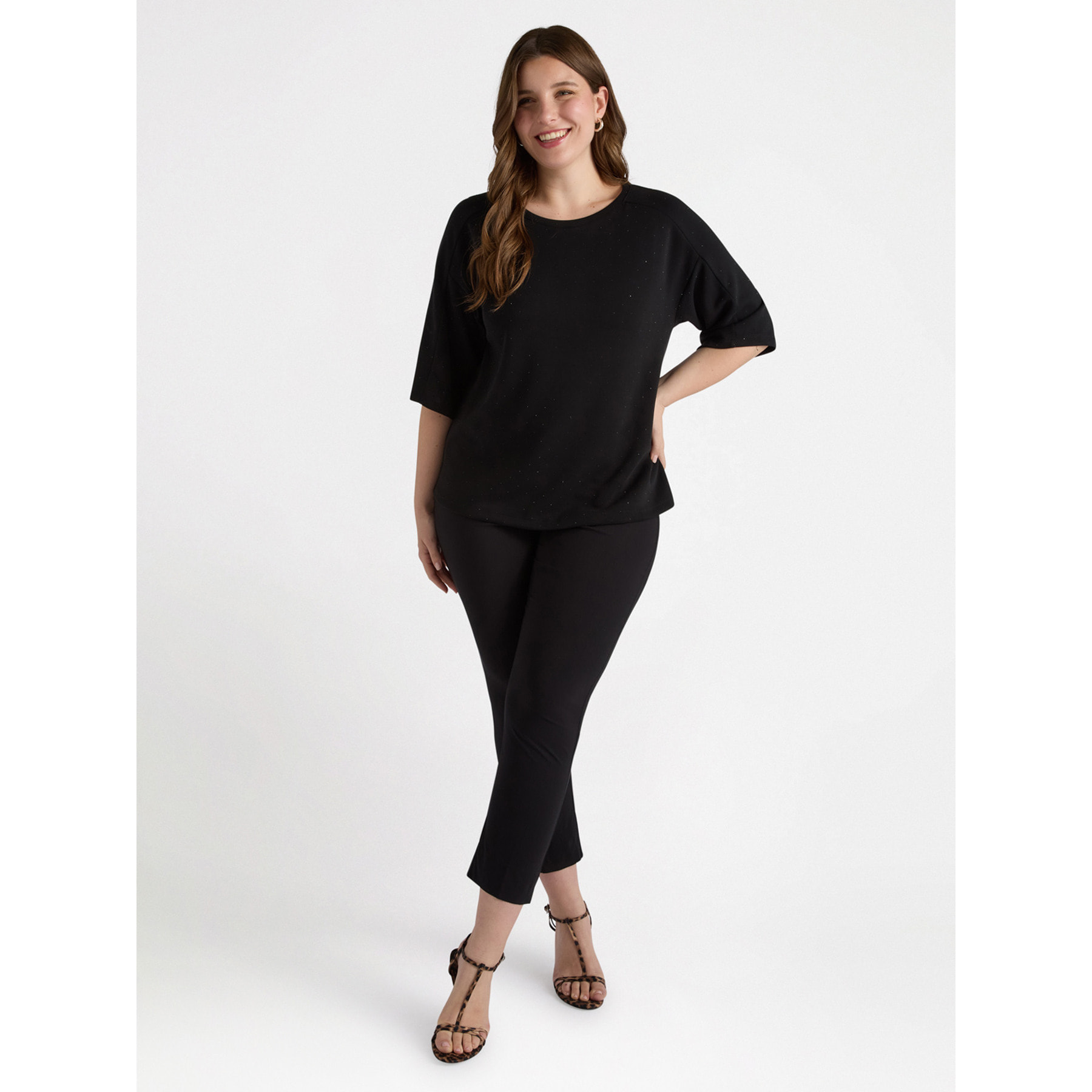 Fiorella Rubino - Pantaloni capri - Nero