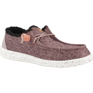 Zapatos Casual Mujer de la marca HEY DUDE  modelo WENDY WARMTH Bordeaux