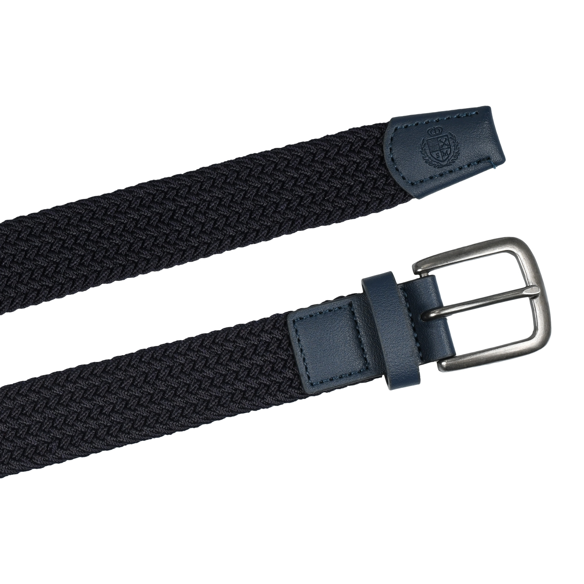 Cintura intreccio elastico 30 mm Polo Club St Martin Blu