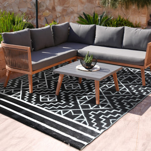 Tapis extérieur Inca 160x240cm noir