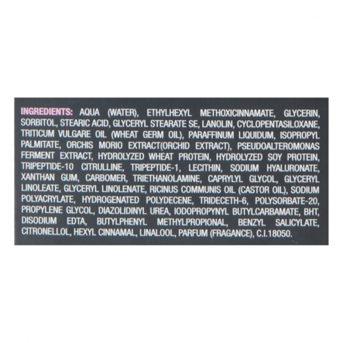 Eternal Orquid Crema Nutriente Notte 50 Ml.