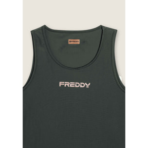 Canotta tecnica con girospalla ampio e taglio regular