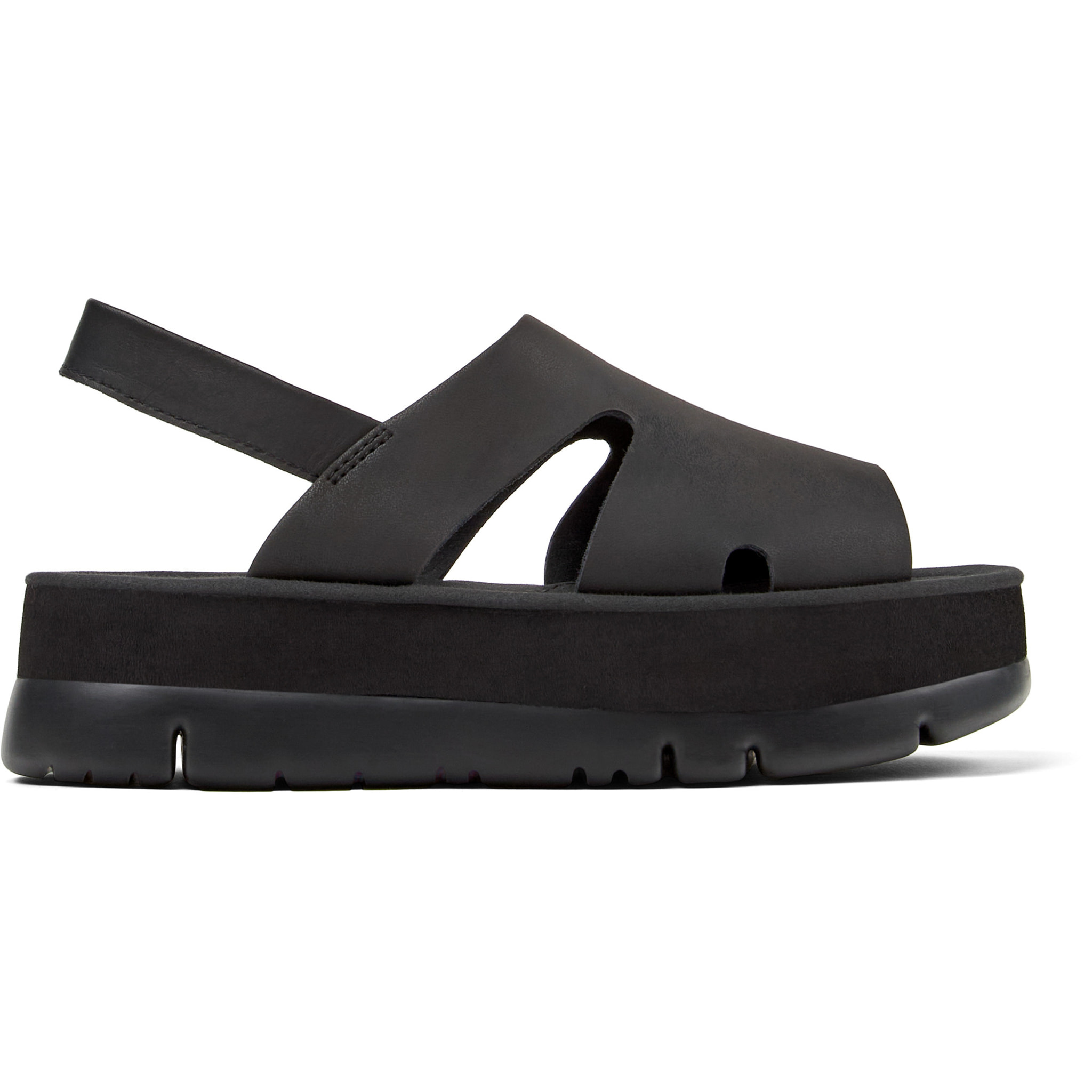 CAMPER Oruga Up -Sandalias Mujer Negro