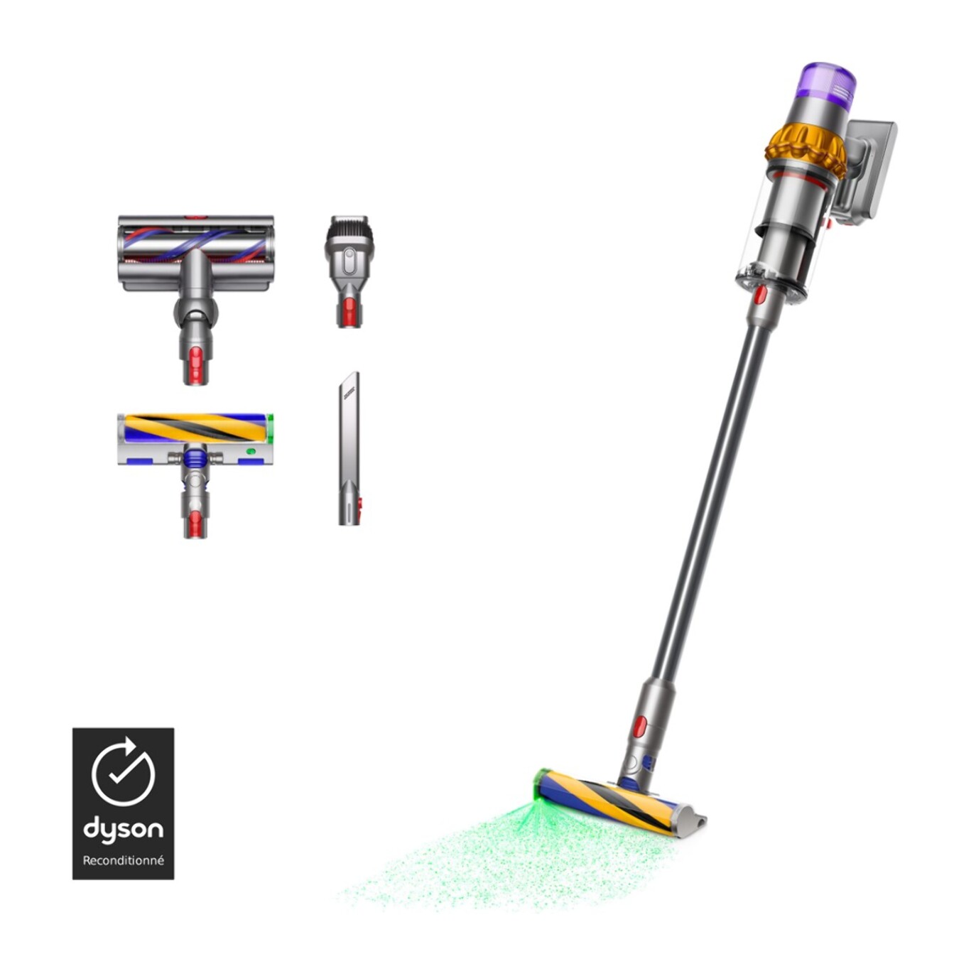 Aspirateur Balai Sans Fil Dyson V15 Detect™ Absolute - Reconditionné
