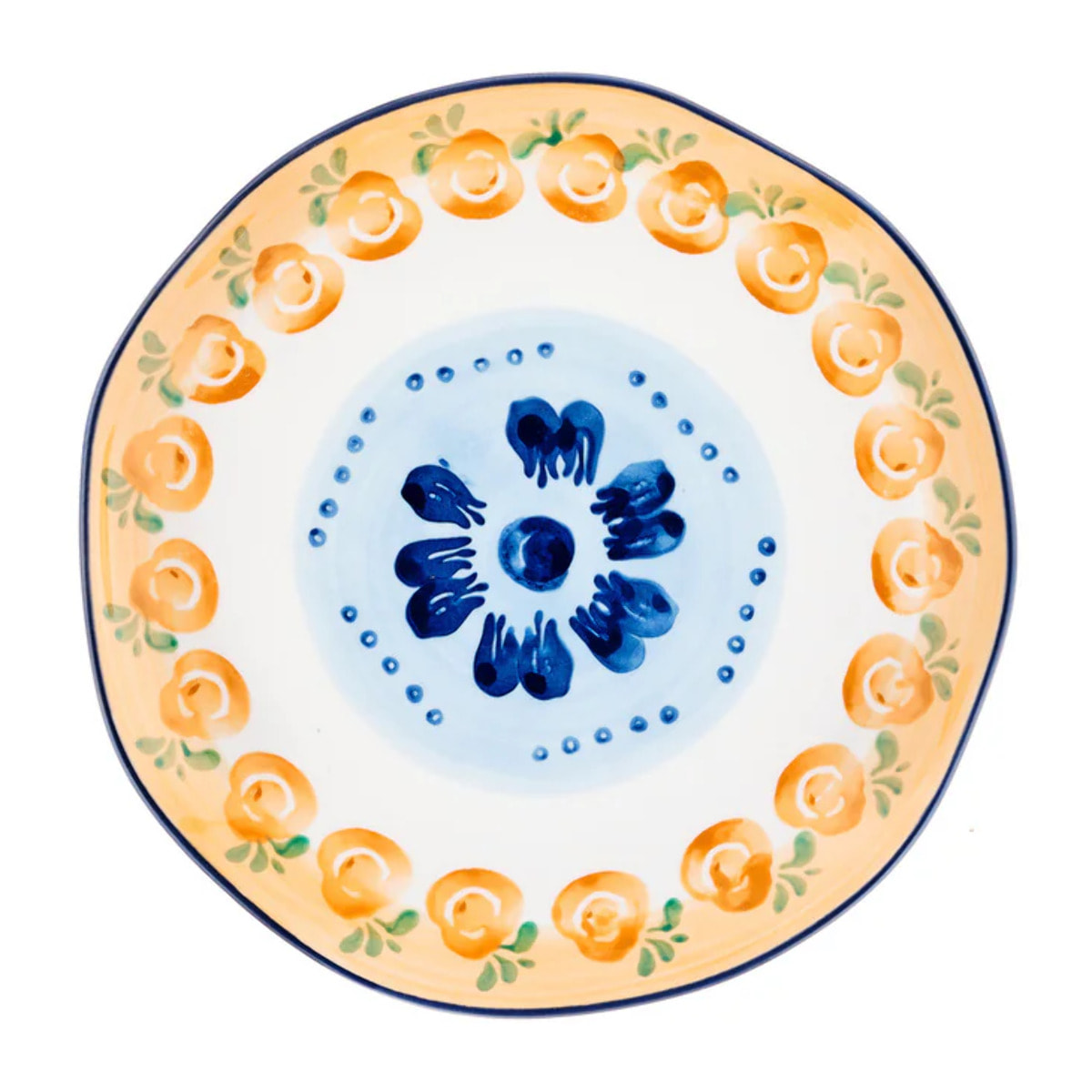 Assiette NAPOLI Ø20cm - 4 pièces - Agrume