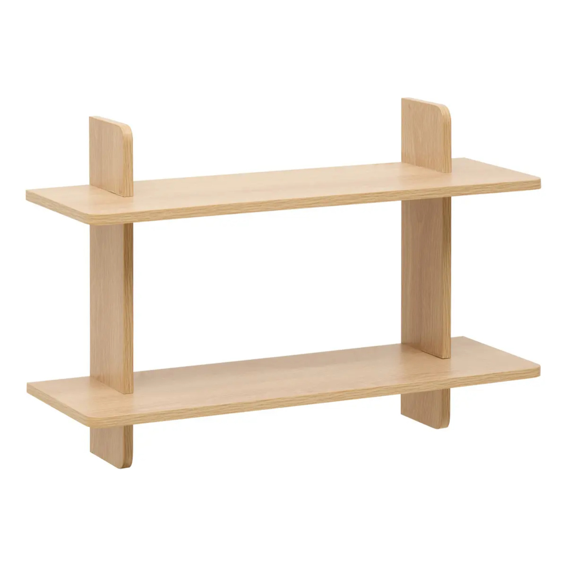 Étagère murale 2 niveaux Fixy 19x60cm beige