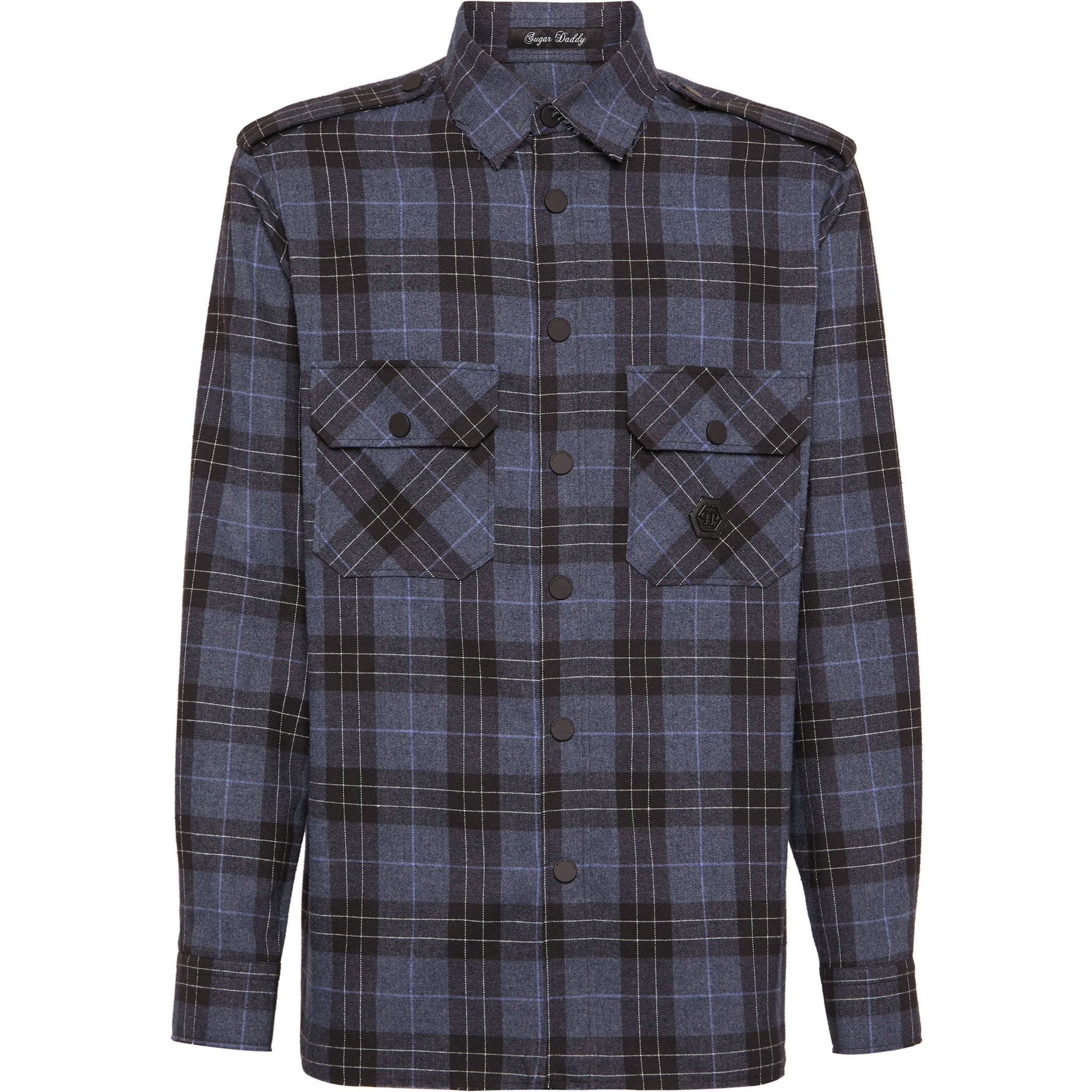 PHILIPP PLEIN Camisa Oversize Fit SKULL&BONES