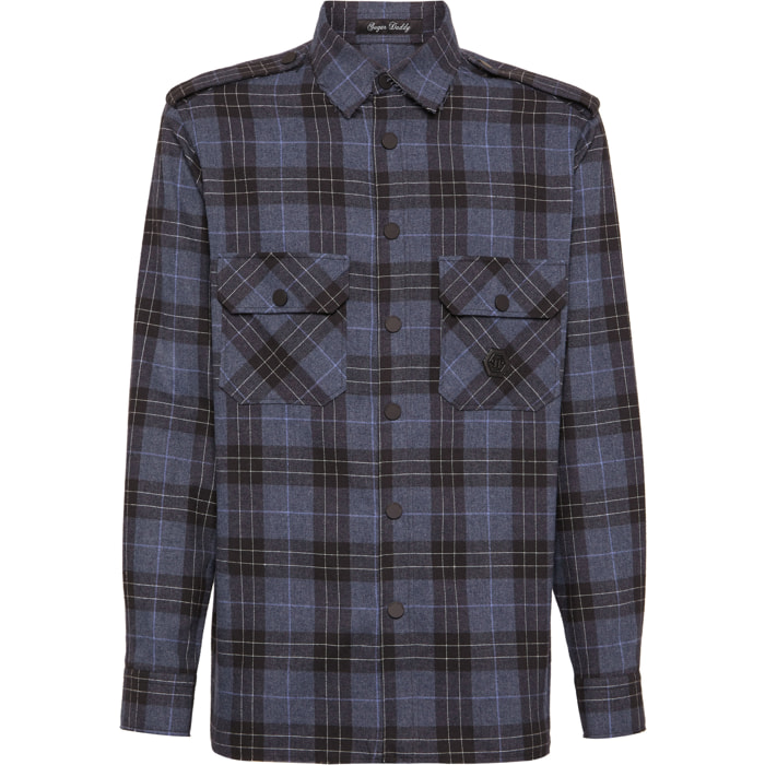 PHILIPP PLEIN Camisa Oversize Fit SKULL&BONES