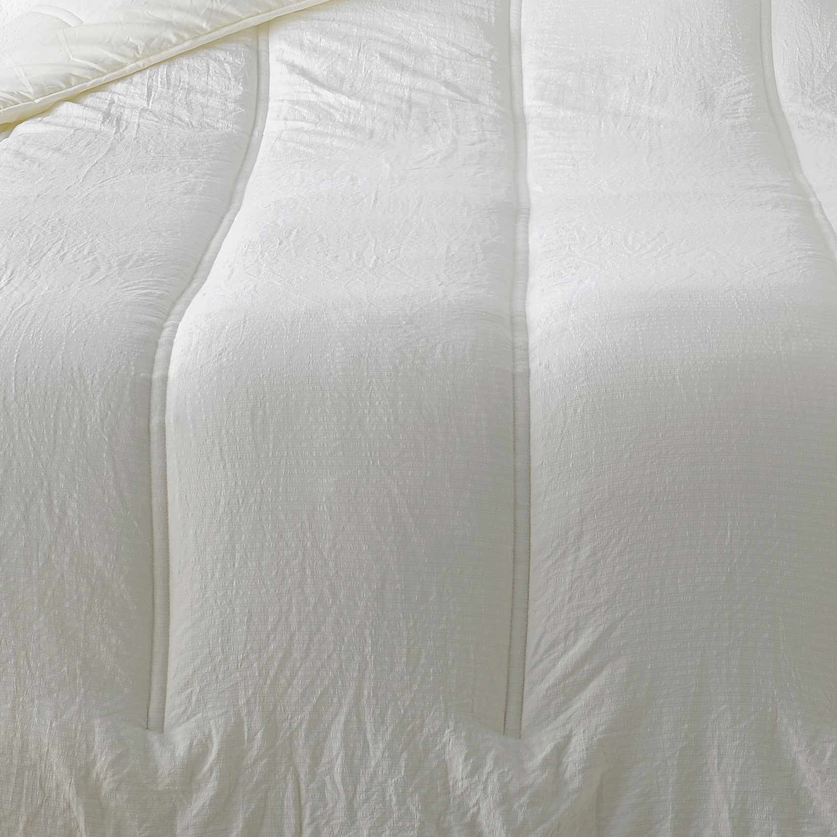 Jeté de lit uni - Crème