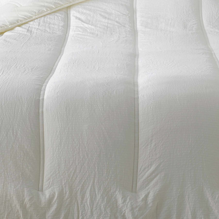 Jeté de lit uni - Crème