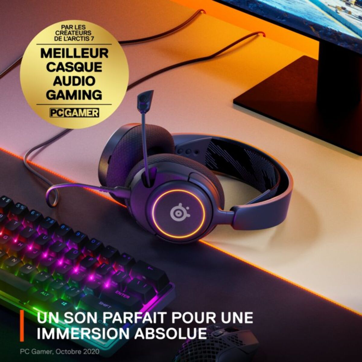 Casque gamer STEELSERIES Arctis Nova 3