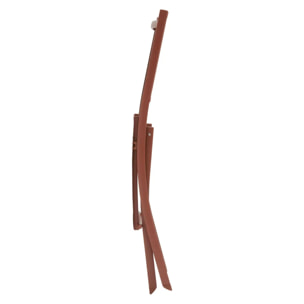 Lot de 4 Chaises de jardin Essentia pliables acajou